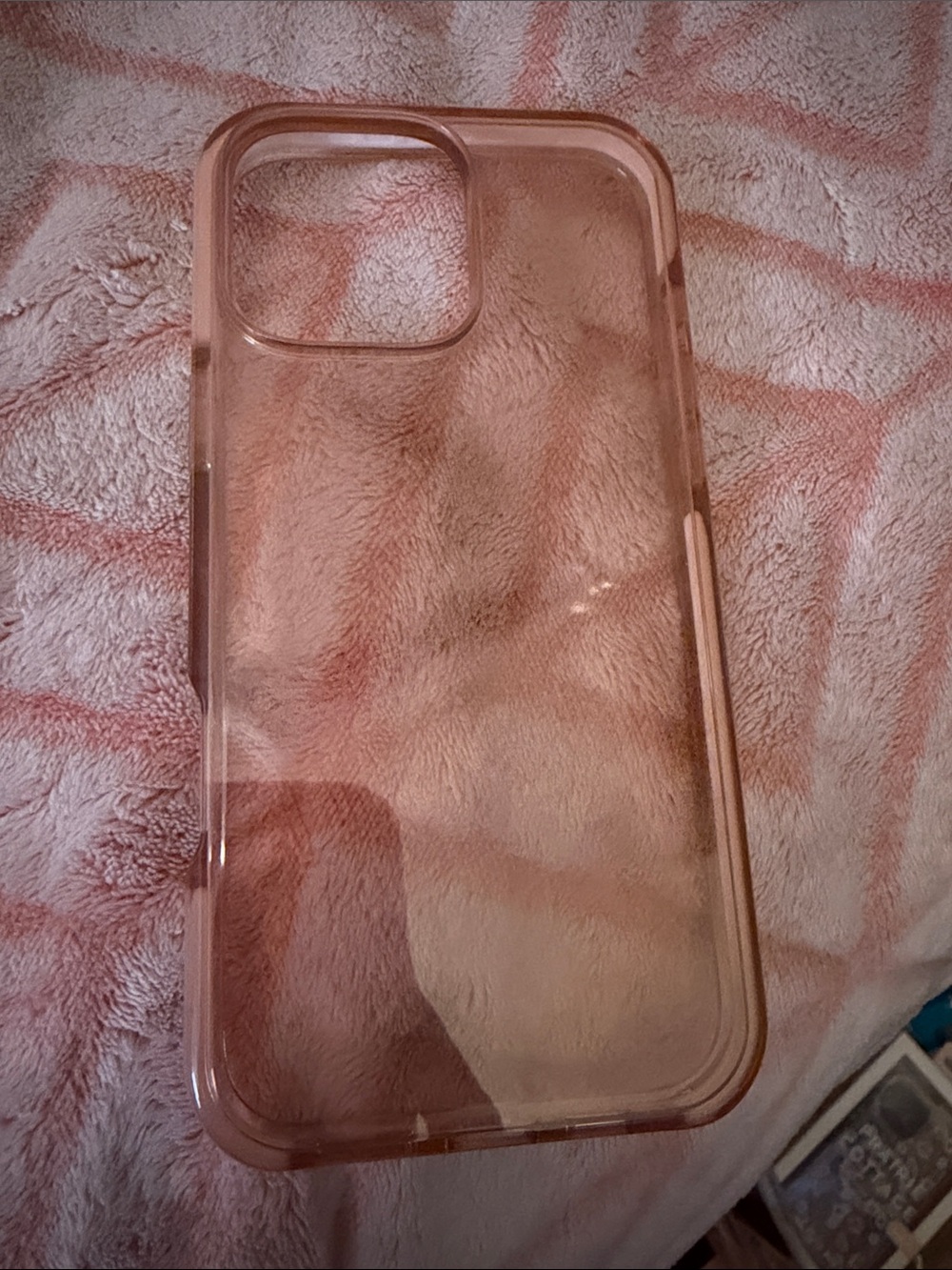 Clear Pink Transparent Phone Case - Compatible Cell Phone Accessory